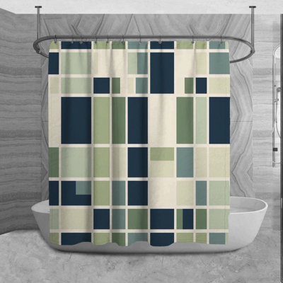 Kryslin Microfiber Shower Curtain