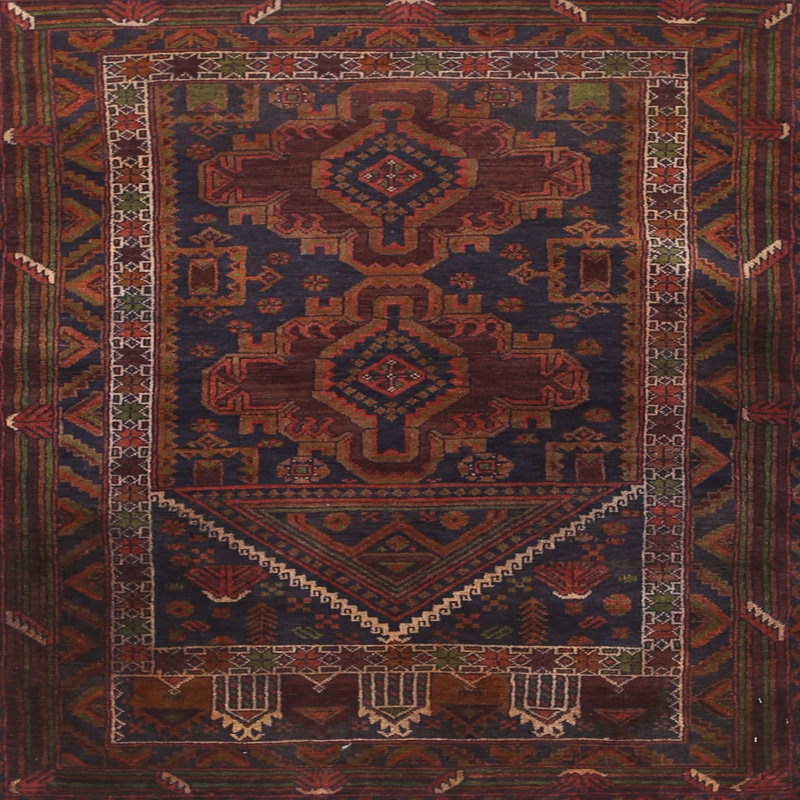 Oriental Indoor Rug, Square 7'