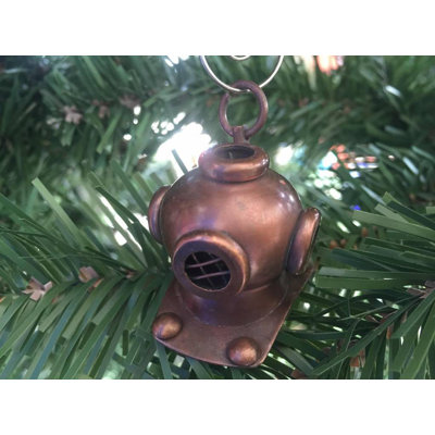 Ornement de noël pour casque de plongée