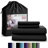 Luxury 4 Piece Solid Sheets Soft Rayon From Bamboo Blend Bedding Sheet Set-277409565-277409564