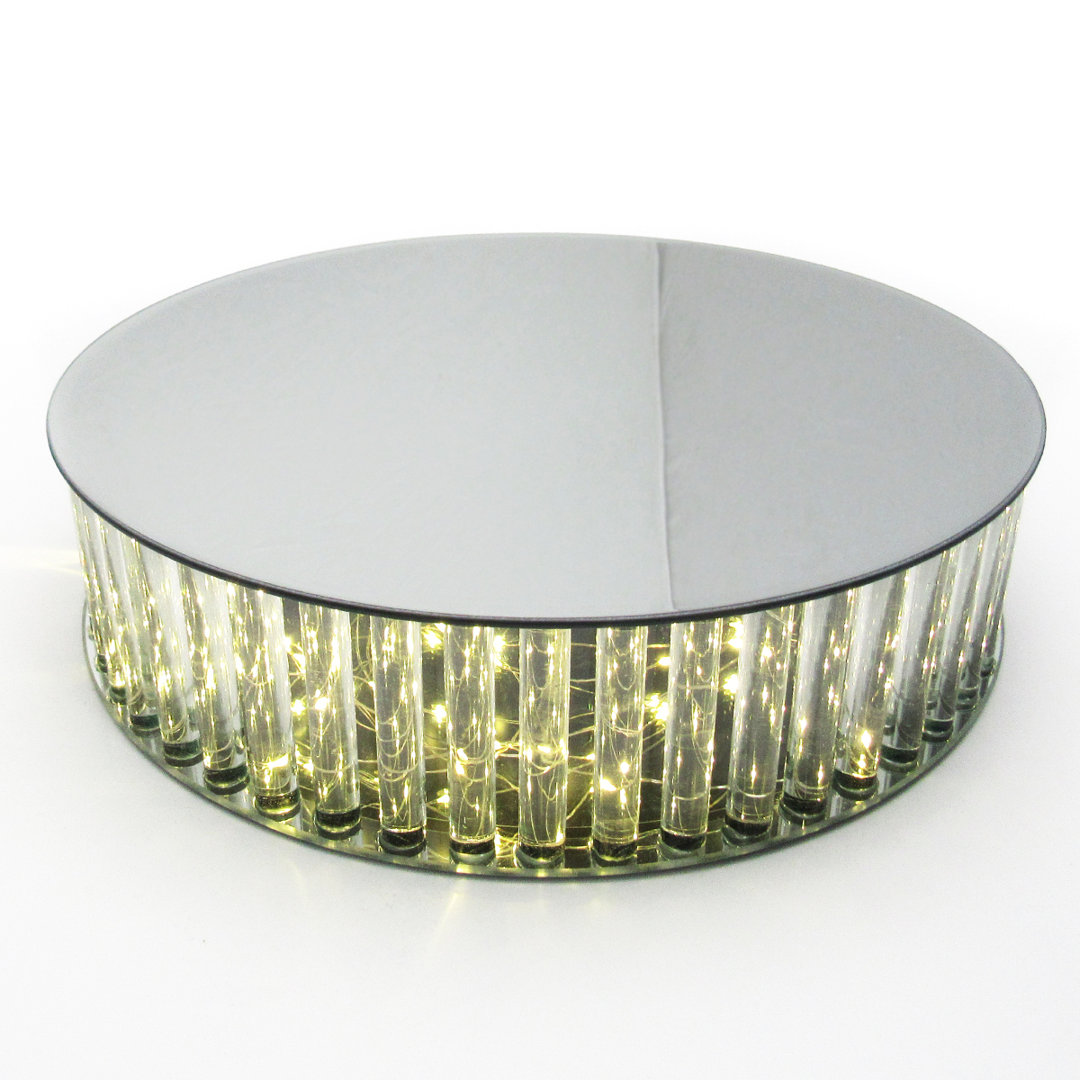 Aalyvia Mirror Light Up Cake Stand Wade Logan®