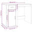 Desk 100X49x75 Cm Engineered Wood-1473499307