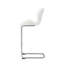 Ensemble de 4 tabourets de bar blancs Charlotte-190022662