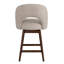 Tabouret tournant en bois massif avec siège en tissu Watanabe-1786704463-1786704460-1805014075