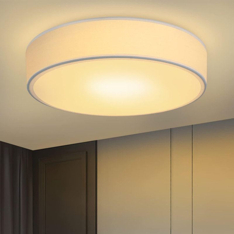 Linen Flush Mount