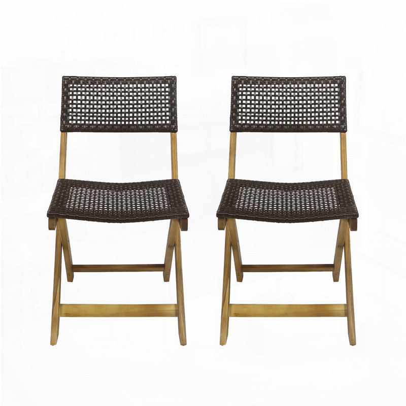 Outdoor Foldable Chair, Brown