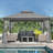13 Ft. W x 11 Ft. D Steel Patio Gazebo-96070368