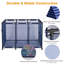 Bac de rangement pour piscine flottant en filet avec poches latérales Kierah-1900103839