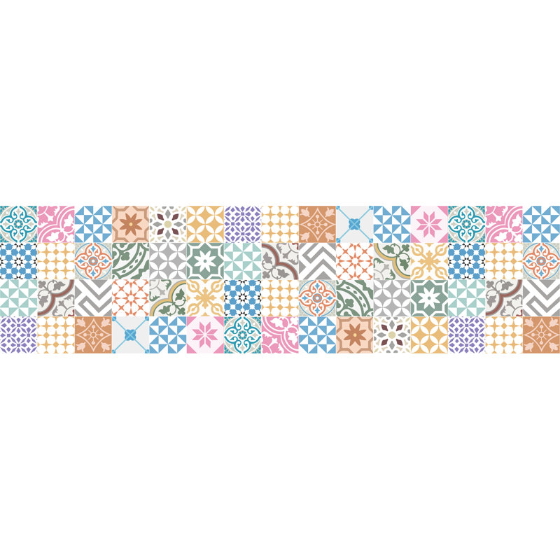 Arsenault Joy Collage Kitchen Mat, Rectangle 66 x 250cm