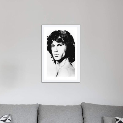 « jim morrison pose i », reproduction de photo sur toile radio days