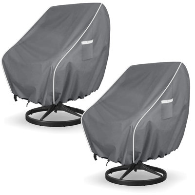 2 Pcs Patio Chair Covers, Armchair Covers, Heavy-duty Outdoor Lounge Deep Seat Covers,