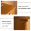 Commode 6 tiroirs 39,37 po