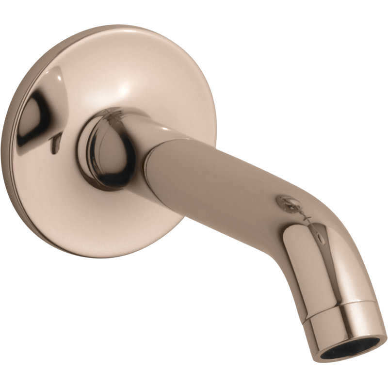 Purist® Wall-Mount Non-Diverter Bath Spout, 35-Degrees, Vibrant Rose Gold