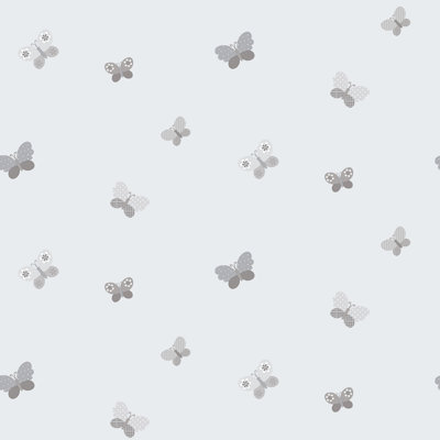 Rouleau de papier peint L 33 pi x l 21 po Just 4 Kids 2 Butterflies