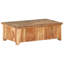 Marisela Solid Wood Four Leg Coffee Table with Storage