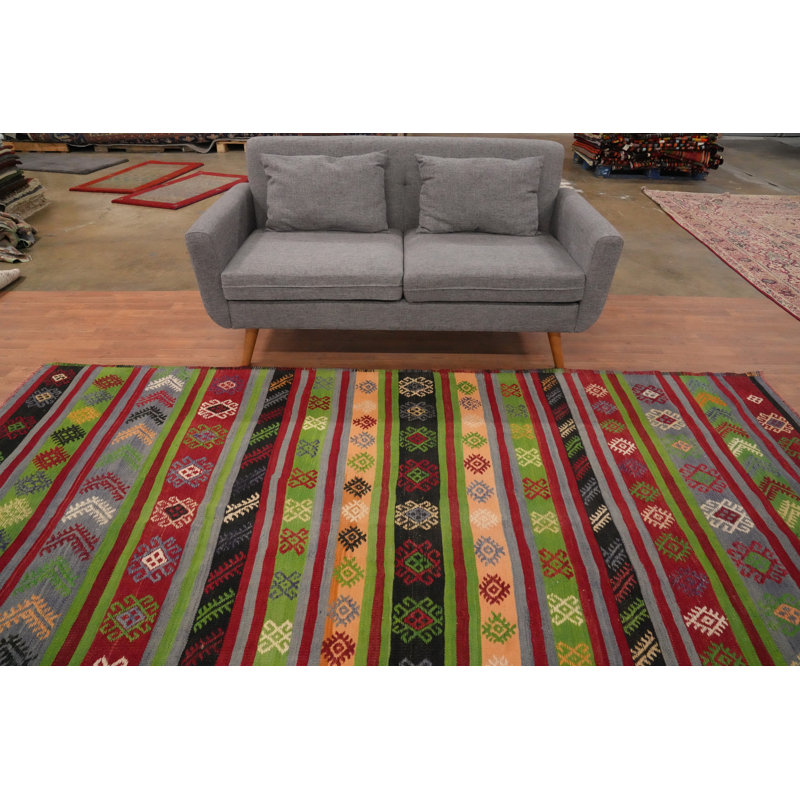 Tapis géométrique Kilim