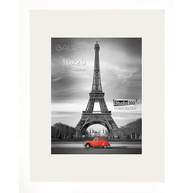 Mariana 16x20 Picture Frame, Metal Frame Display Poster 11x14 with Mat or  16 x 20 Without Mat