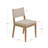 Solid Wood and Flax Upholstered Dining Chair-1773892035-1773892034-1792400816