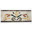 4.7 in. x 12.2 in. Marble Tile