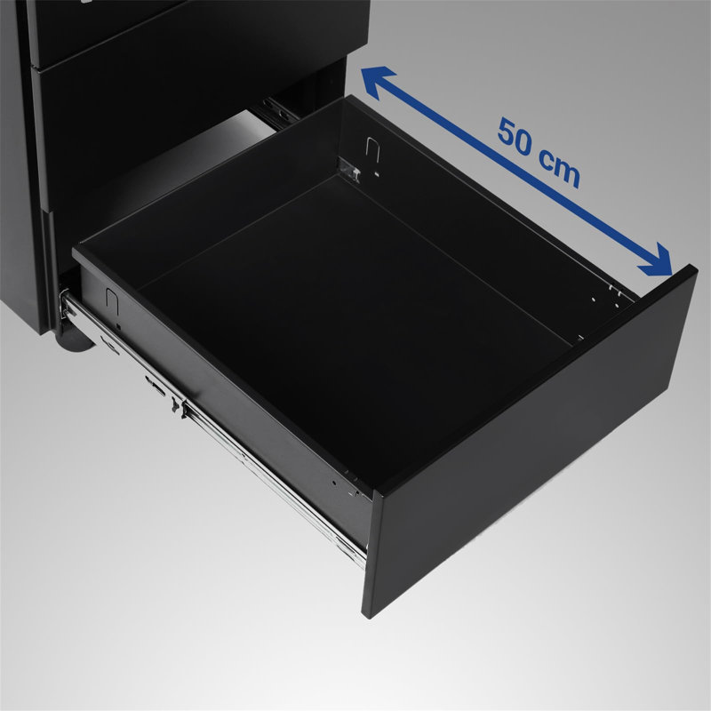 39cm Wide 3 -Drawer File Cabinet