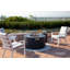 Foyer d'extérieur au propane pour table d'extérieur avec support de réservoir interne Sol Living Pacaya-112206463