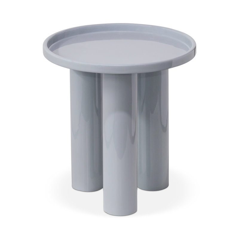Isthia End Table, Pearl Blue