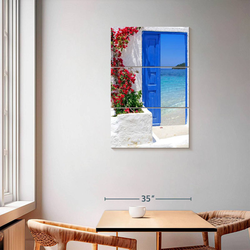 Lilie Beachside Greek Door, 57" H x 36" W