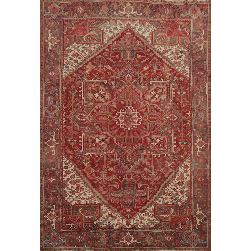Tapis à motif géométrique 9 x 11