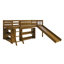 LIT DOUBLE EN BOIS DE TAILLE EN NOYER-2100458454