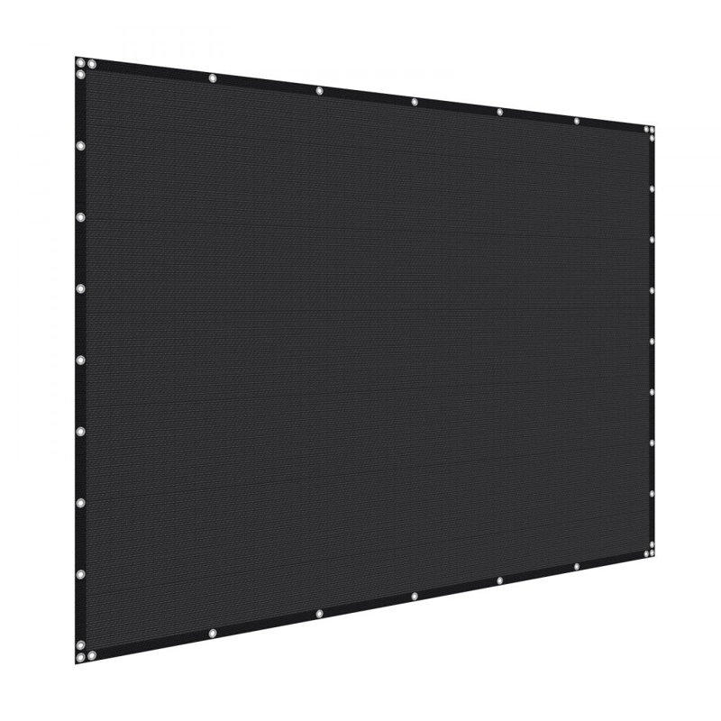 VEVOR Plastic Replacement Canopy, 243.8cm H x 365.8cm W x 0.3cm D, Black