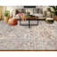 Tapis sable et gris clair de haute qualité noué à la main-99400082