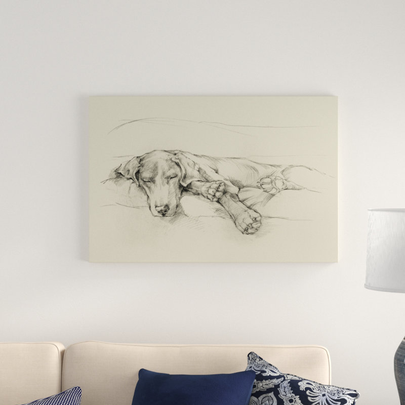 Dog Days II by Ethan Harper - Print, Wrapped Canvas, 61cm H x 91cm W