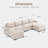 Anureet U-Shaped Modular Storage Sectional Sofa Reversible Couch-660321107-658649449-658649455