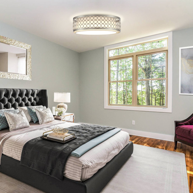 Fabric LED Flush Mount