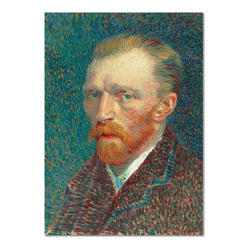 Autoritratto by Vincent Van Gogh - 1 Piece Painting on Glass