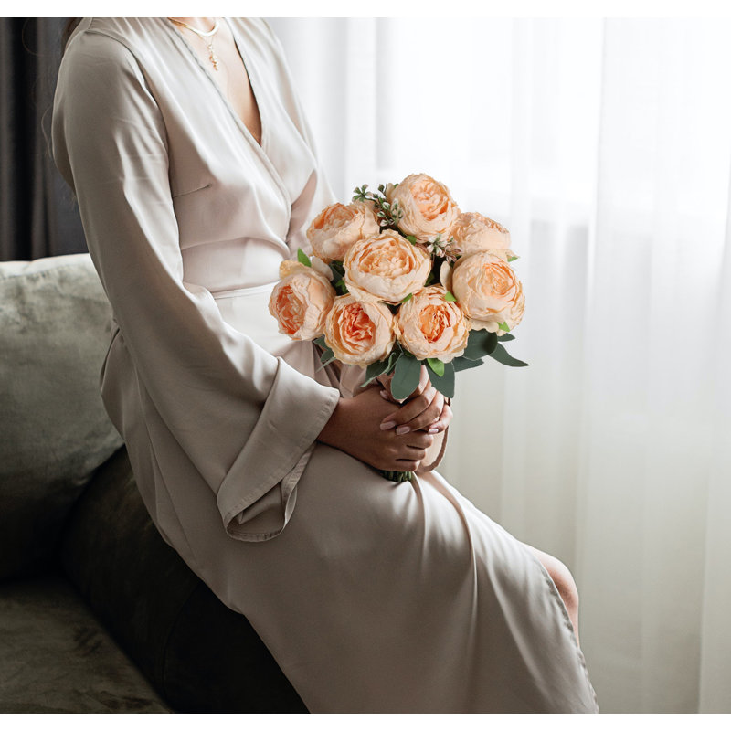 Arrangement floral bouquet de pivoines rétro, Champagne