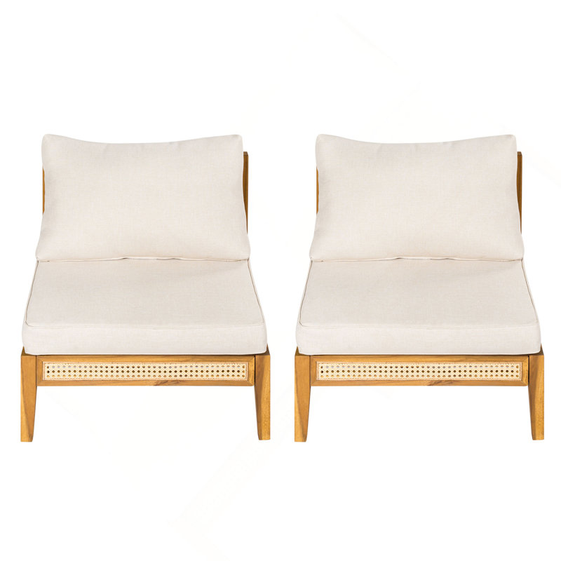 Chaise sans accoudoirs Kirkby, ensemble de 2