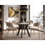 Extendable Round Metal Base Dining Table-1563213451-1563213558