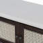 Banc d'entrée en rotin avec rangement Boho