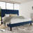 Modern Corduroy Upholstered Platform Bed Frame With Adjustable Headboard, Under Bed Storage, No Box Spring Required, Full Size,Queen Size,King Size,Multiple Colors-1039970785-1039970799