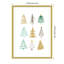 «Christmas Trees 1» par Wood, reproduction d'art encadrée-692085663