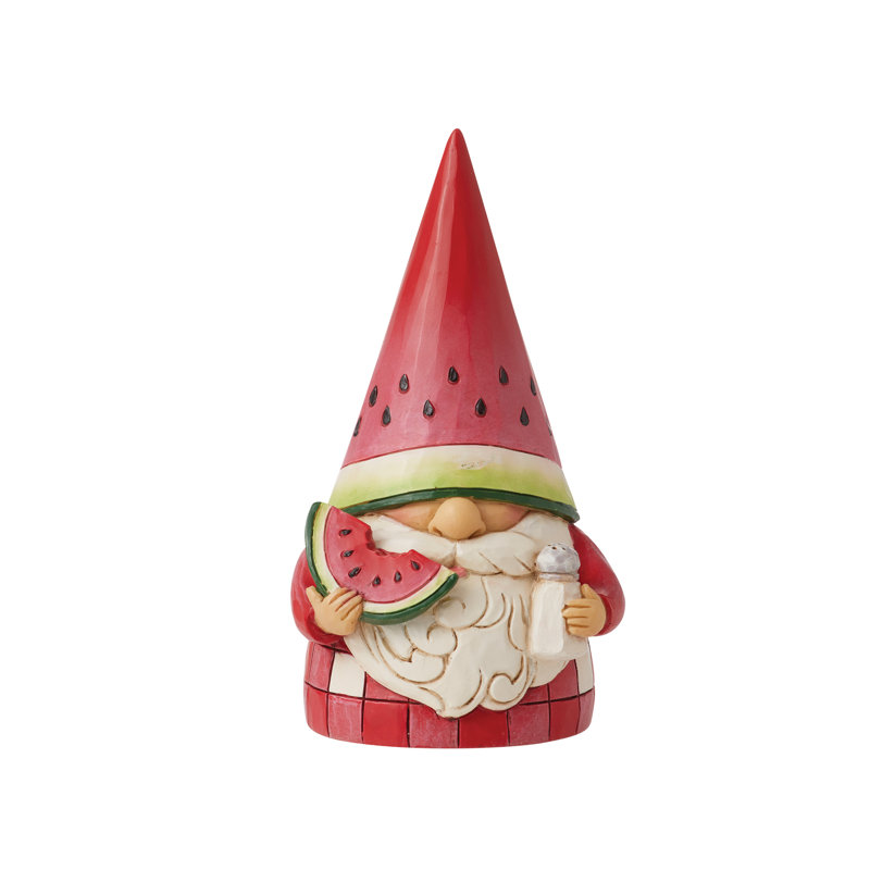 Jim Shore Heartwood Creek Watermelon Gnome Figurine 4.5in H