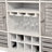 Islamorada - Sideboard with Wine Rack - Dapple Grey and Blanc Finish