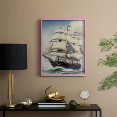 NAUTICAL Series LXIX, reproduction encadrée - bois massif