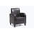 Faux Leather Wingback Chair