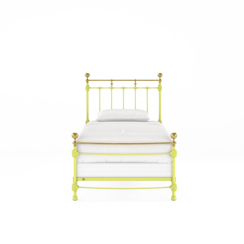Excelsior Iron & Brass Bed, Twin