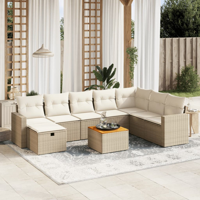 Ensemble de canapé de jardin Vidaxl