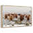 Floating Frame Natural Wood