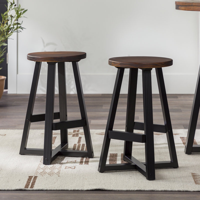 Tabouret de bar 24 po Amarapal, Acajou
