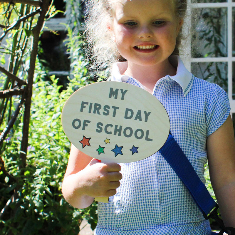 Jillyn First Day of School Sign, Yes